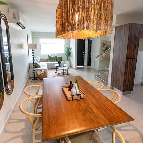 Comedor interior en Camila Hills Residencial
