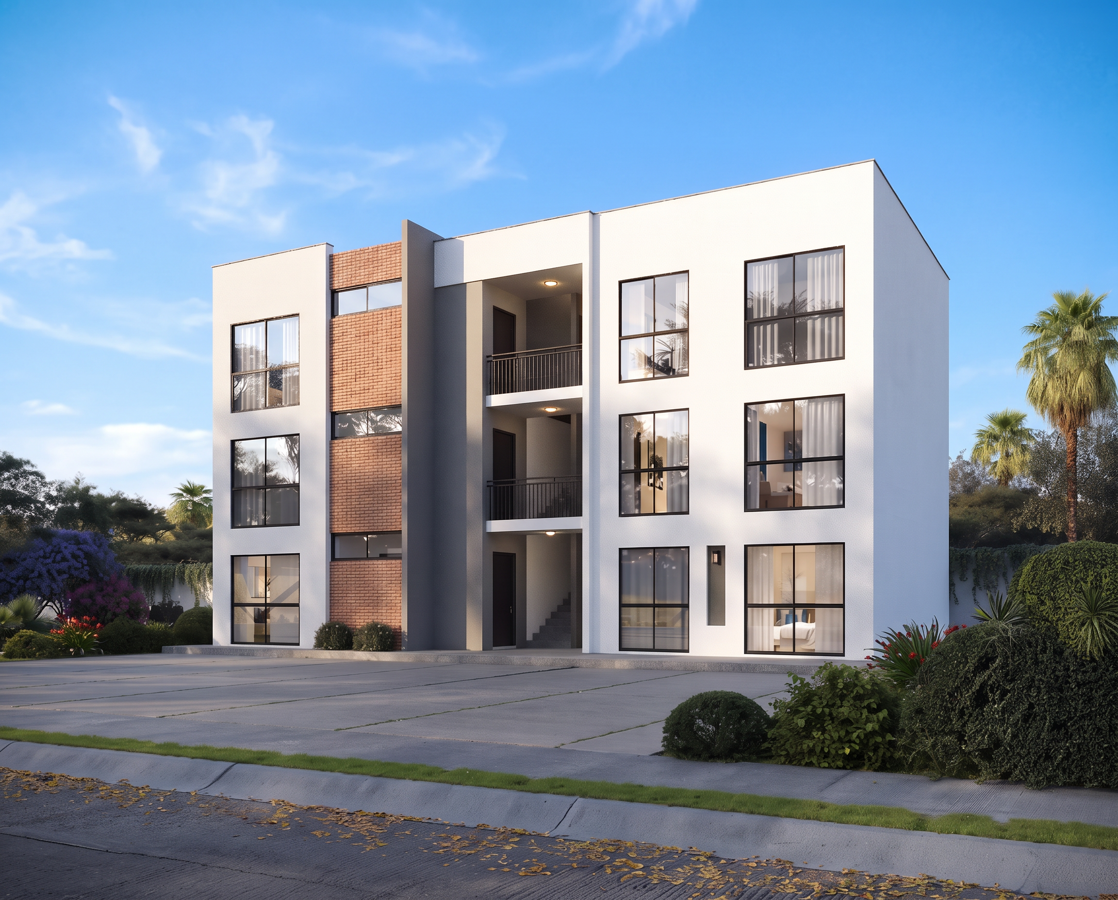 Render del departamento Atlas en Camila Hills, Nuevo Mazatlán